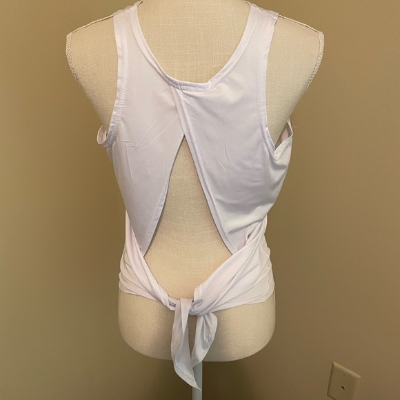 Purple Month Open Back Top - Picture 2 of 3